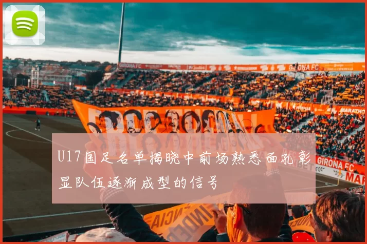 U17国足名单揭晓中前场熟悉面孔彰显队伍逐渐成型的信号